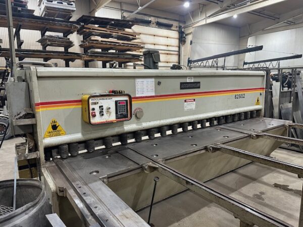 Accurshear 12' x 1/4" Hydraulic Shear Model 625012