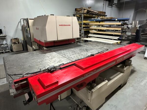 Wiedemann Centrum 3500 CNC Turret Punch 60" Throat